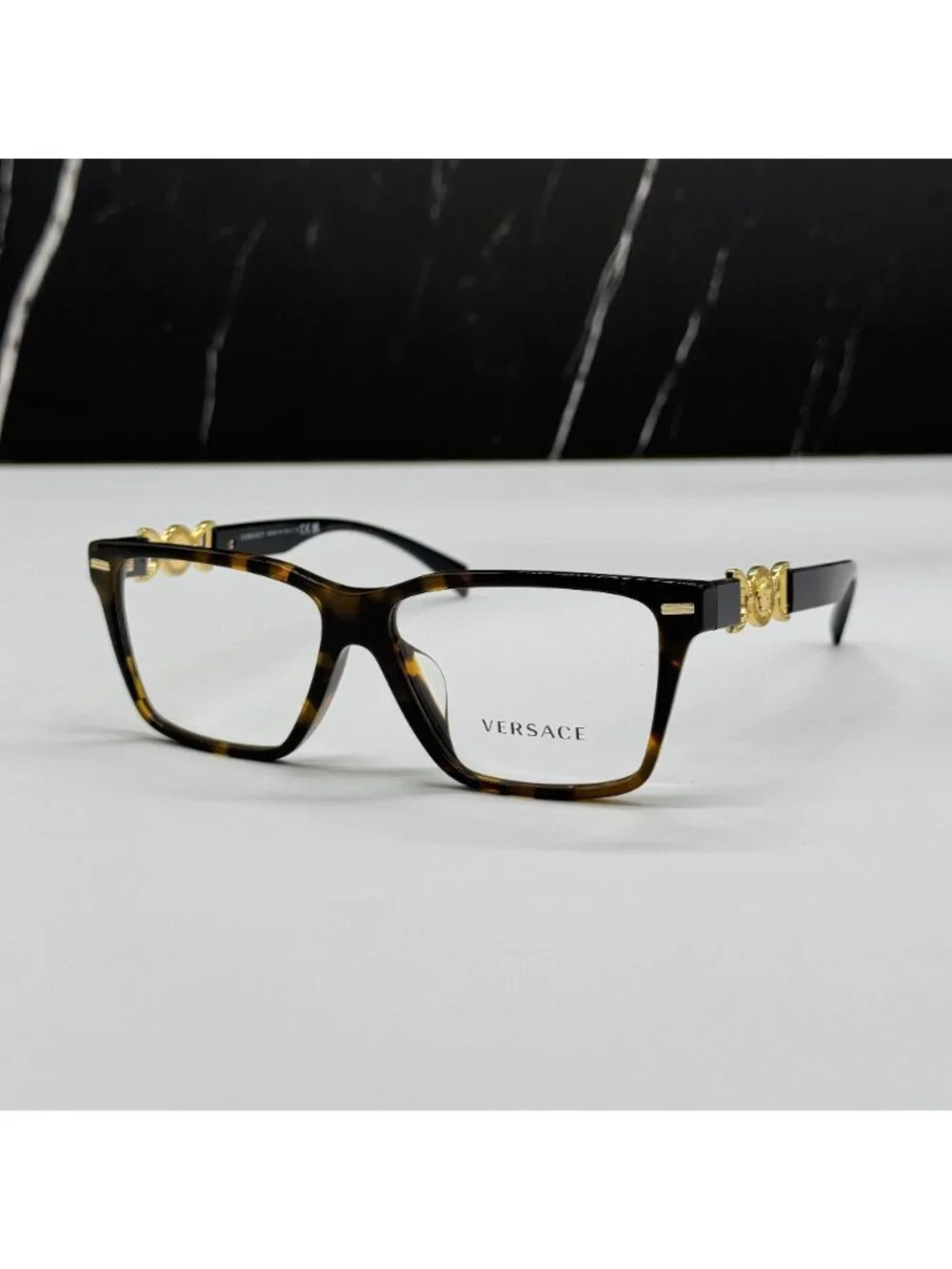 Versace VE3335F 5404 Havana Brown Women Eyeglasses Authentic NEW